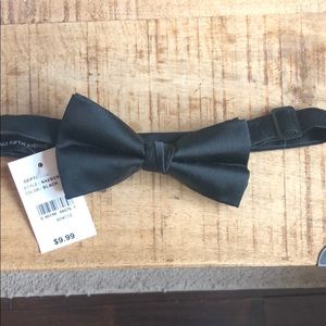 Saks Fifth Avenue black bow tie